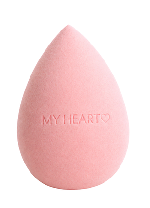 Губка для макияжа my heart розовая