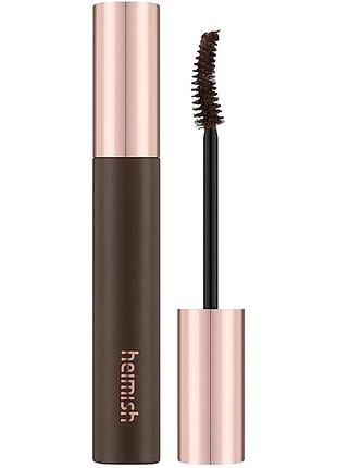 Туш для вій коричнева heimish dailism smudge stop mascara brown curling 9 г