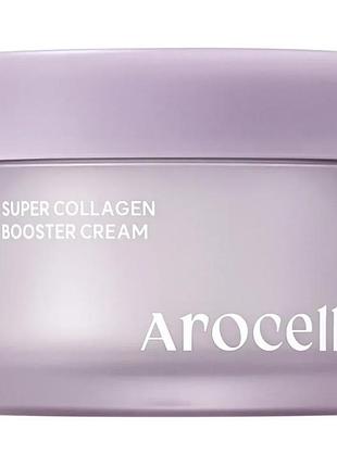 Крем с коллагеном для лифтинга и укрепления кожи arocell super collagen booster cream, 50 г