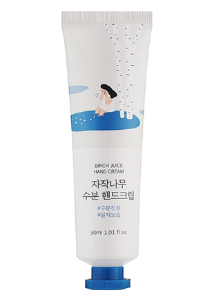 Крем для рук з березовим соком round lab birch juice hand cream 30 мл
