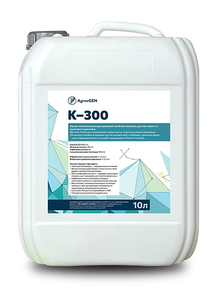 Калийное удобрение k 300 bioelixir для овощей, сада и ягод 10 л