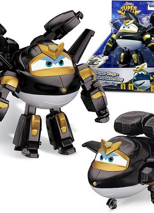 Super wings супер крылья игрушка-трансформер темный золотой мальчик dark golden boy
