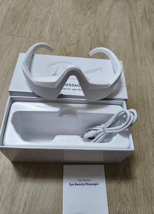 Массажер для глаз eye massager (ems, светотерапия, микрострумы)