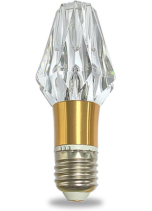 Linqzxz - декоративная led-лампа с акриловым хрустальным эффектом, e27, 5 вт, 6000 к, белый свет