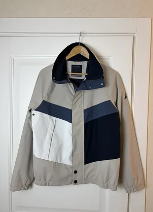 Ветровка для яхты nautica, куртка harrighton, бежевый цвет.