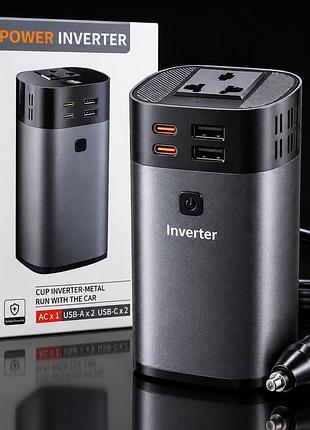 Автомобильный инвертор 200 вт с чистой синусоидой (12 в в 110 в/220 в) и pd30w
