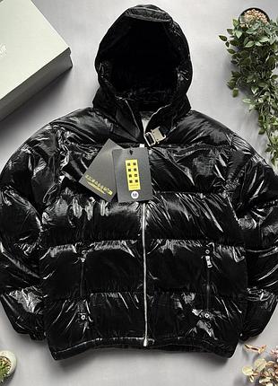 Пуховик moncler x alyx (монклер алікс), зимова куртка з пуховим утепленням коротка