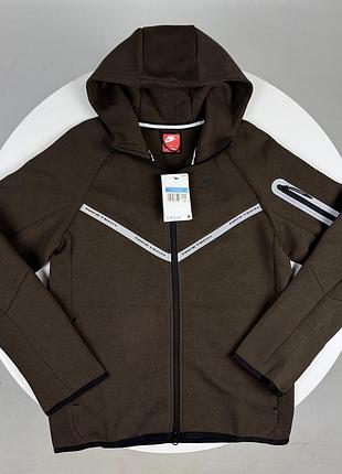Кофта nike (найк) tech fleece reflective 2, флісова толстовка демісезонна спортивна m