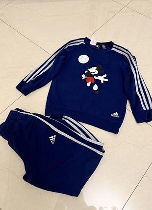 Дитячий спортивний костюм adidas disney світшот та штани
