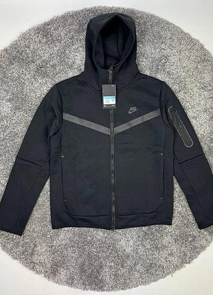 Кофта nike tech fleece (найк тек фліс), толстовка спортивна демісезонна, тепла, з довгим рукавом