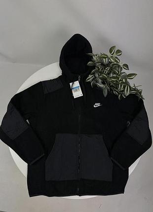 Кофта nike tedy (найк теді), флісова толстовка спортивна, тепла на осінь і зиму xxl