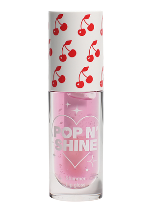 Pop gossip блеск для губ с шиммером pop n’ shine lip shimmery gloss, 01 frosty bae