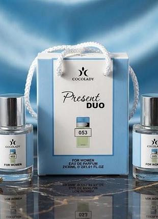 Cocolady present duo 053 dolce gabbana light blue pour femme 2x30 ml