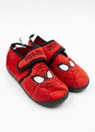 Домашние тапочки на липучке для мальчика disney spider man bdo105505 29 красный