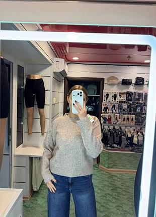 Свитер теплый женский бежевый