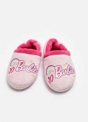 Хатні капці з антиковзною підошвою для дівчинки disney barbie 476307 26-27 рожевий