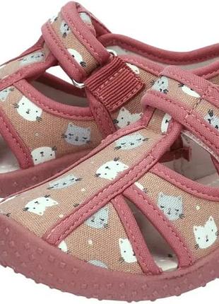 Хатні капці на липучці для дівчинки lupilu by kuniboo (kaufland) 480567 24 рожевий