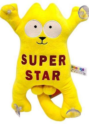 Іграшка мʼяка "кіт саймон", 25 см (super star)