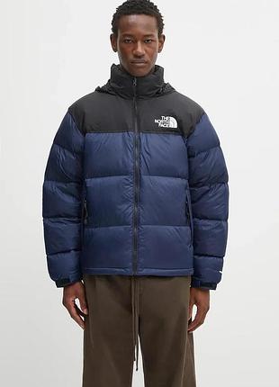 Пуховик the north face 96 nuptse 700, summit navy, темно-синий, l