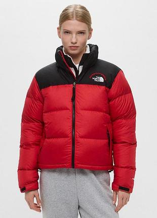 Пуховик жіночий the north face w 1996 retro nuptse jacket, xs, червоний