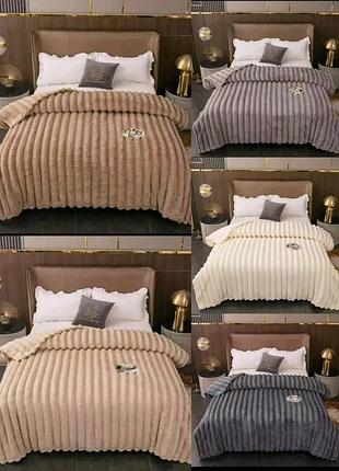 Плед-покрывало велюровый шарпей 7 см colo размиз 200-230 rful home 220х200см