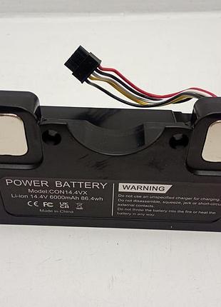 Літій-іонний акумулятор 6000mah con14.4vx для роботів-пилососів cecotec conga та sencor