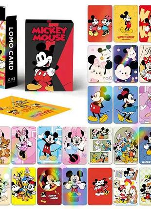 Коллекционные карточки lomo card «микки маус и друзья» 30 штук