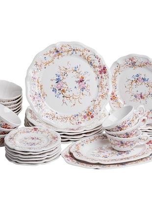 Столовий сервіз порцеляновий vintage 32 предмети на 6 осіб yiwu als-32pcs