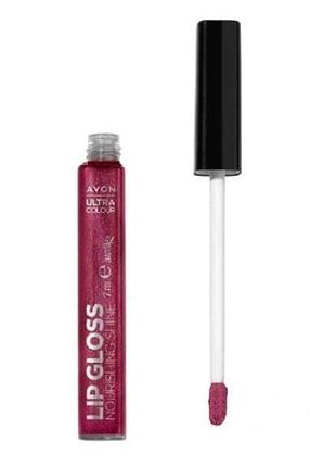 Поживний блиск для губ avon ultra colour lip gloss forbidden fig 7 мл
