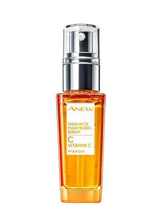 Сыворотка для лица с витамином с максимальное сияние (30 мл) avon anew radiance maximising serum