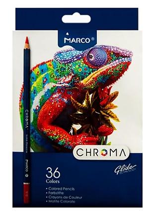 Карандаши цветные "marco chroma" 36 кол. /8010-36cb/ картон (4/48)