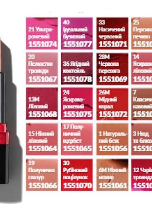 Увлажняющая матовая губная помада "ультра" avon ultra true color lipstick