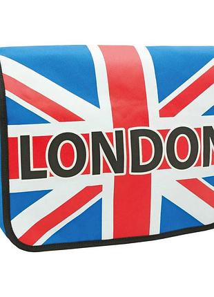 Сумка молодежная "yes" /551861/ w264 "england" 35*10*27см (1/10)