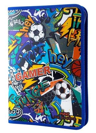 Папка на блискавці a4 "maxi" /mx32025/ "gamer" (1/30)