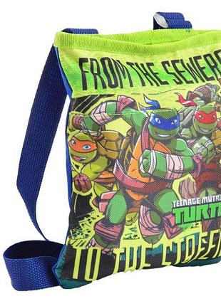 Сумка детская "1в" /555082/ turtles, 21*18 (1/40)