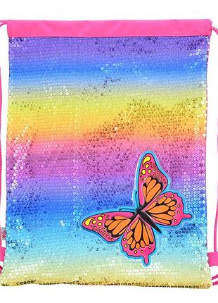 Сумка-мешок "yes" /555511/ db-11 butterfly, 45*35 (1/48)