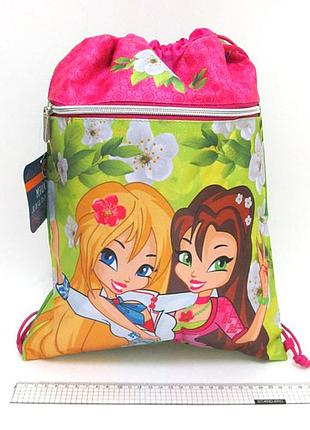 Сумка для взуття зі змійкою /18171/ "happy girls" 39*30см (1/72)