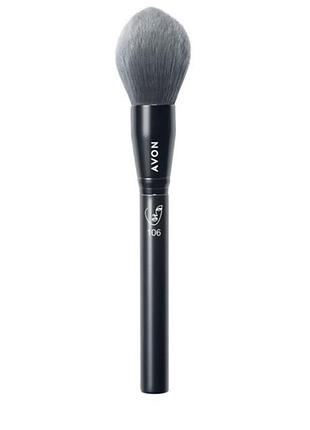 Кисть для пудры avon 106 – профессиональная кисть для макияжа, 17 см