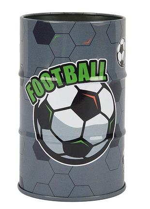 Стакан-подставка для ручек "yes" /708791/ football бочка, металл (1/100)