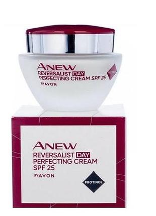 Денний крем для обличчя «досконалість» з технологією protinol spf 25 для 35+ (50 мл)