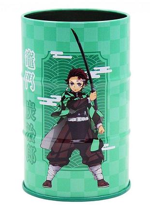 Стакан-подставка для ручек "yes" /708278/ "demon slayer" бочка, металл (1/50/100)