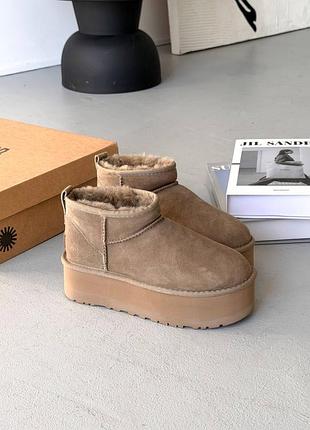 Ugg ultra mini platform beige xl
