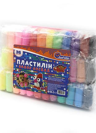 Пластилин супер легкий "jo" /34sl7729-36/ 36кол. * 9гр. (1/72)
