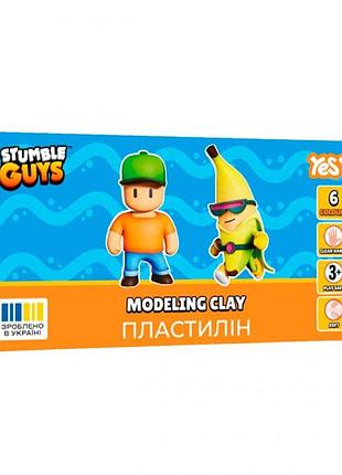 Пластилин 6 кол. 120г "yes" /540725/ stumble guys (1/40)