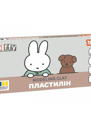 Пластилин 6 кол. 120г "yes" /540726/ "miffy" (1/40)