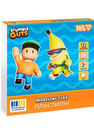 Пластилин 12 кол. 240г "yes" /540709/ stumble guys (1/20)