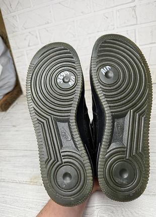 Крутые черные кроссовки nike air force 7
