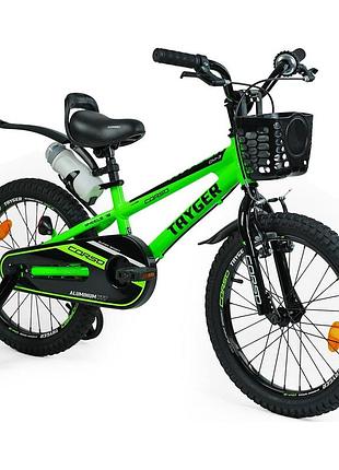 Детский двухколесный велосипед 18 дюймов tayger corso tg-14763 для детей