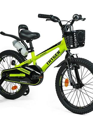 Велосипед детский двухколесный 18 дюймов tayger corso tg-82159 — для детей
