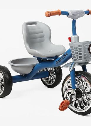 Трехколесный велосипед best trike bs-30711 (bs-307-11), колеса eva 12'' и 10'', стальная рама, корзина, в коробке